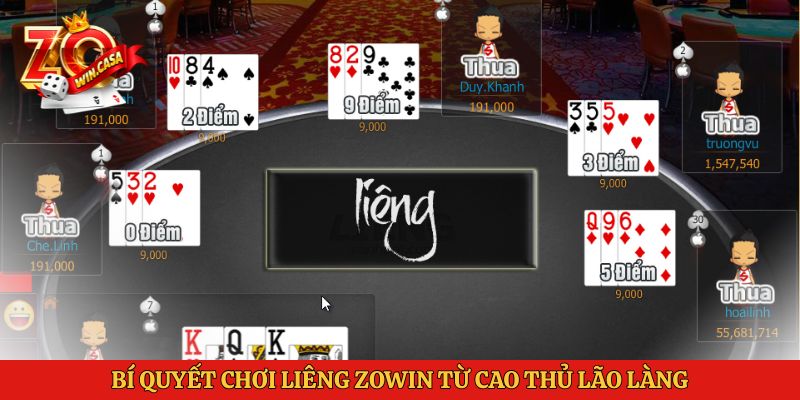 Cách Chơi Liêng Zowin Thắng Lớn Cho Người Mới Từ Cao Thủ 3 Bí quyết chơi Liêng Zowin từ cao thủ lão làng